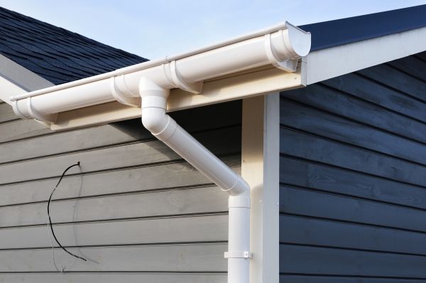 PVC Rain Gutter Installation in Sanford