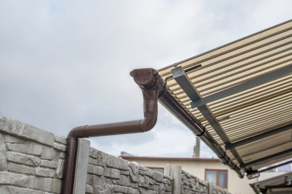 Plastic Downspout Installation in Sanford