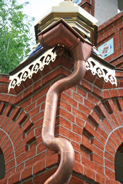 Church Downspout Installation in Sanford